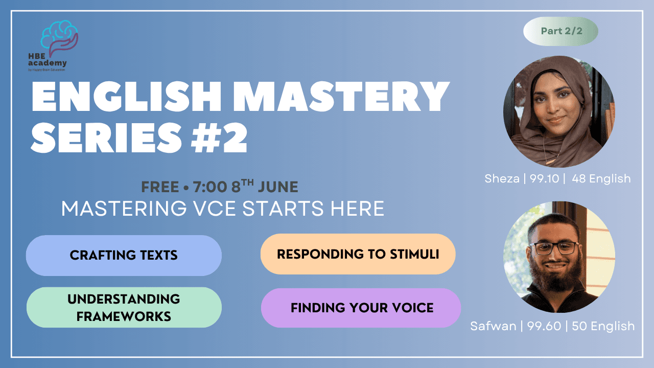 English Webinar #2 - Crafting Texts